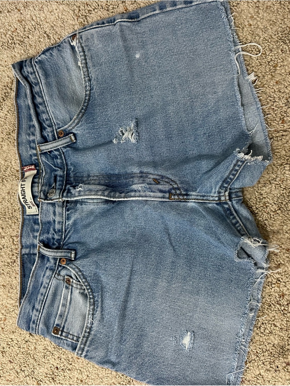 Levi's Blue Straight Fit Denim Jeans
